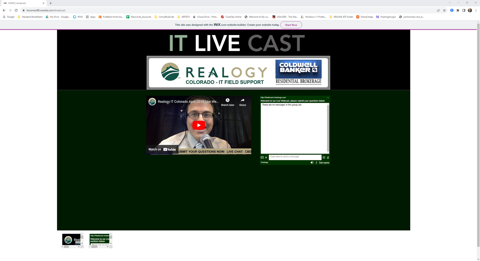 Realogy IT Webcast Website Image