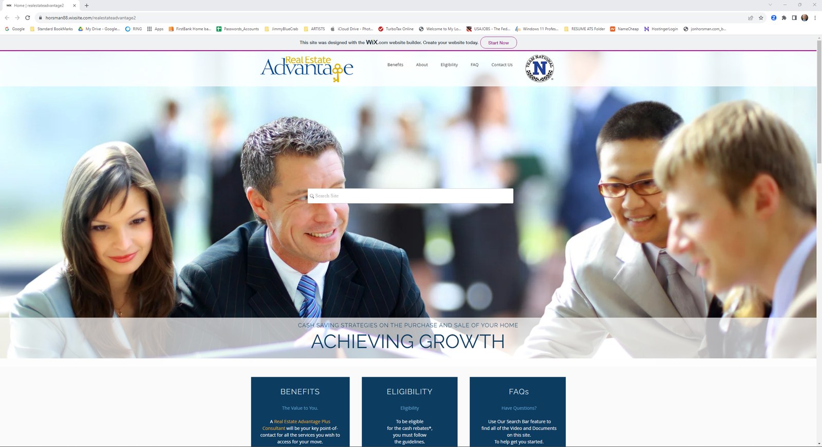 Real Estate Advantage Website Image